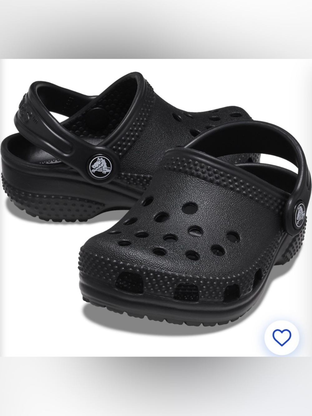 CROCS Kids Classic Clog in Black